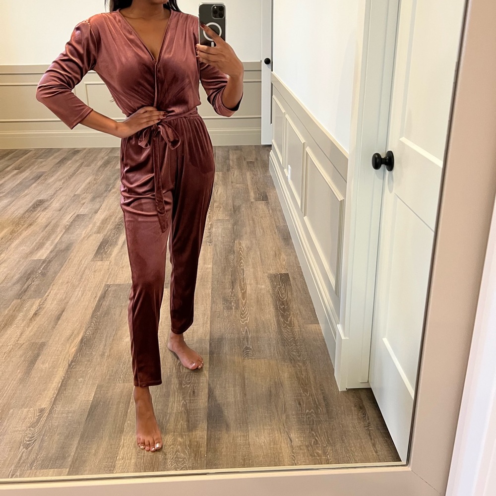 NEW with TAGS Velvet Formal Jumpsuit from Nordstrom